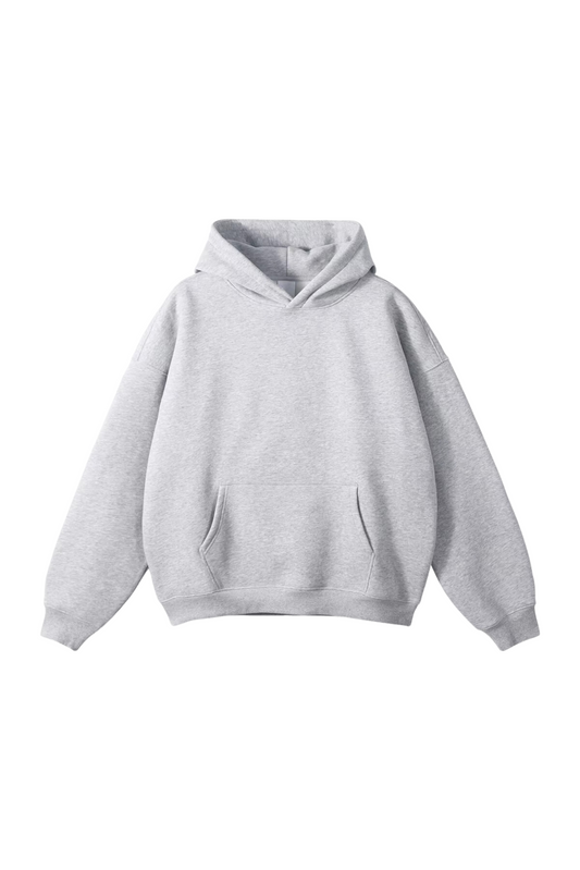 Gray Essential Oversized Hoodie