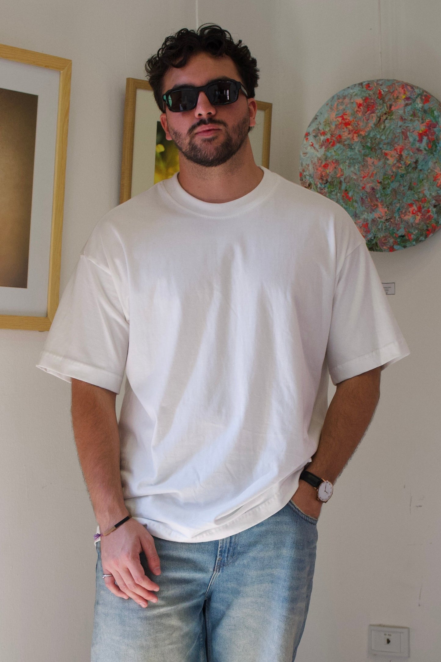 Cream Oversized T-Shirt