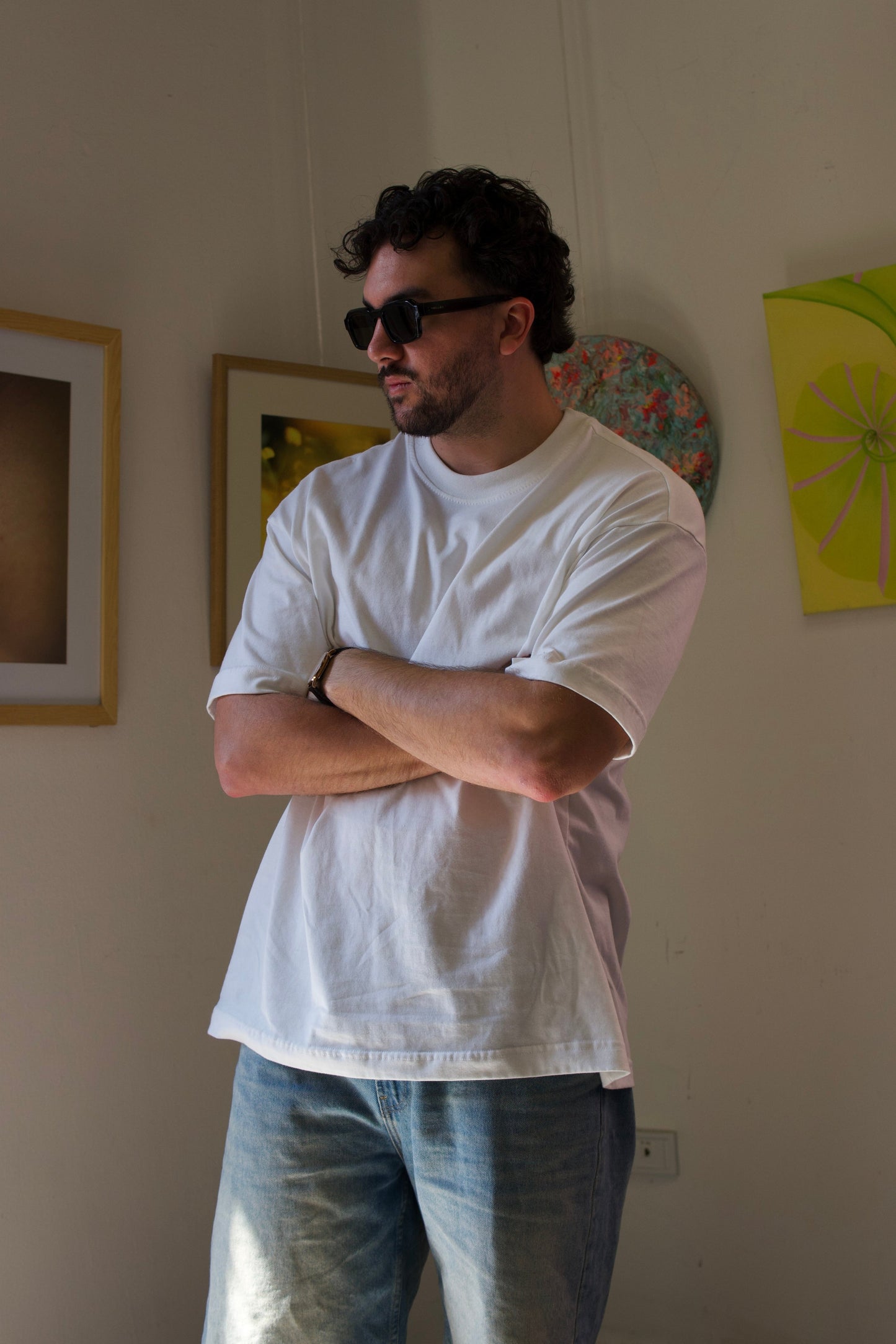 Cream Oversized T-Shirt