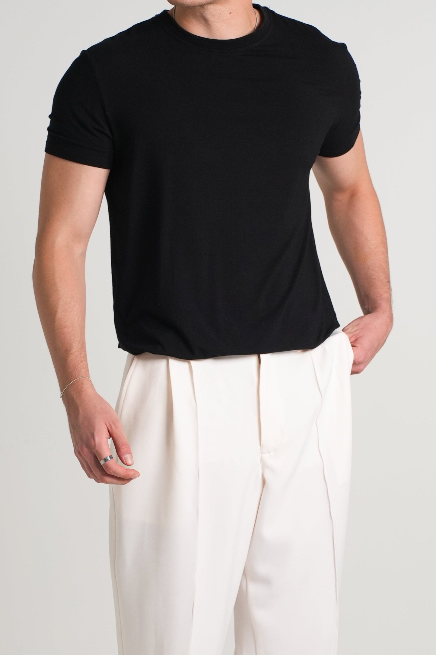 Black Muscle fit t-shirt